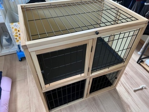 ペットゲージ 2段 2匹用