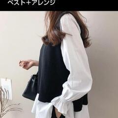 【新品＊未使用】ホワイトブラウスの画像