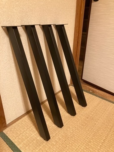KANADEMONO テーブル脚 円形テーブル向き ブラック