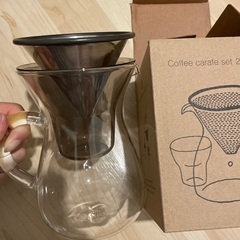 カリタ　コーヒーミル、キントー　コーヒーカラフェの画像