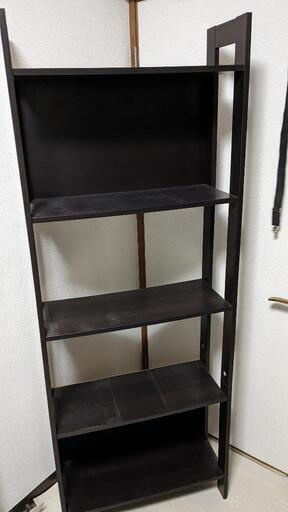 ダークブラウン　シェルフ　160cm