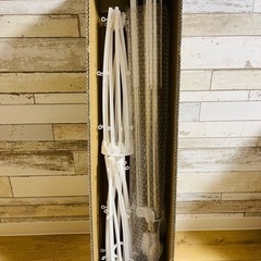 新品未使用 洗濯物干し 室内物干し 物干しスタンド パラソル型 折りたたみ たくさん干せる 2段 直径約85cmの画像