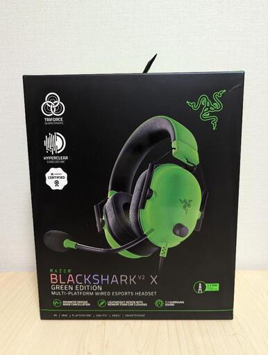 Razer BlackShark V2 X ゲーミングヘッドセット　RZ04-03240600-R3M1　新品未開封　レイザー　ブラックシャーク　グリーン