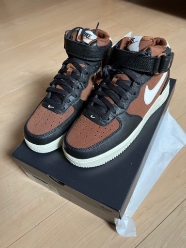 エアフォース1 MID ’07 LX新品CERTIFIED FRESH茶26cm