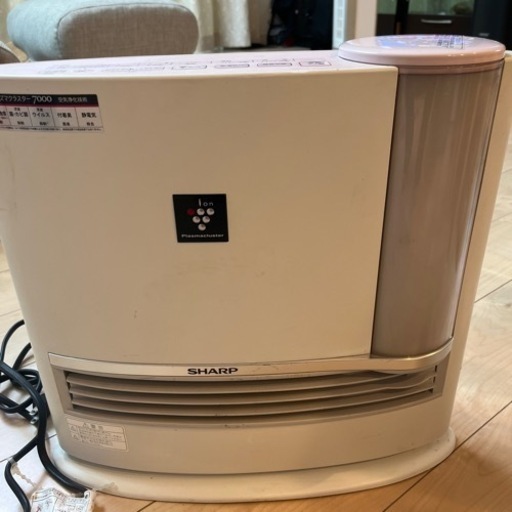シャープ　加湿機能付きセラミックファンヒーター