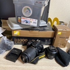 最終値下げ　Nikon D3300 カメラ　単焦点レンズ付き