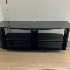テレビ台 黒ガラス〘 高級感抜群〙値下げ交渉