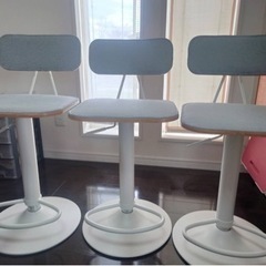 最終値下げ　カウンターチェア　三脚セットの画像