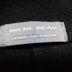 メンズM  Pコート 黒 RICHE BEAUの画像