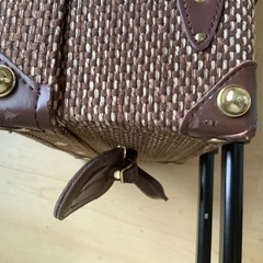 中古　キャリーバッグ(茶)の画像