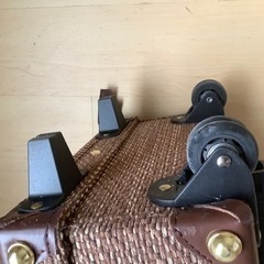 中古　キャリーバッグ(茶)の画像