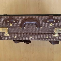 中古　キャリーバッグ(茶)の画像