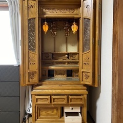 仏壇 ほぼ未使用 台付き