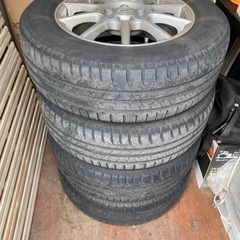 【引き取り先が決まりました】タイヤ&ホイール 195/65R 15インチ 4本セットの画像
