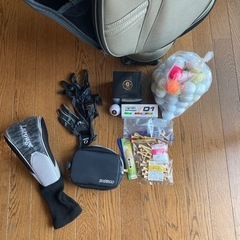 ＜取りに来て頂ける方限定＞ゴルフ10本セット&備品の画像