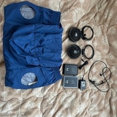 空調服フルセット　バッテリー2個