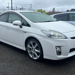 売約済　22年式 プリウス30 S 検R5/7  パールホワイト　ナビ  Bluetooth　 ETC バックカメラ ZVW30 の画像