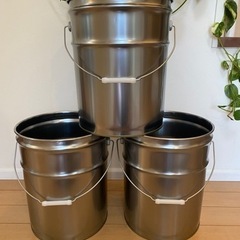 ペール缶20L 花壇やおもちゃ箱などに☆