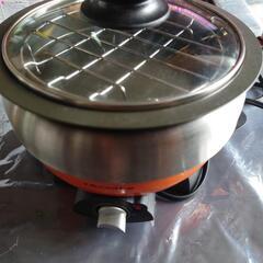 一人鍋＆焼肉用　グリル鍋の画像