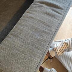 【無料:5/28に処分します】IKEAソファ（シービック）の画像