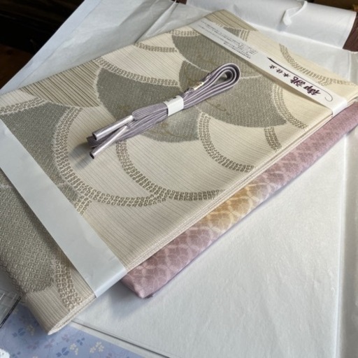 「ご購入者様決定　」夏帯　お仕立て上り未使用