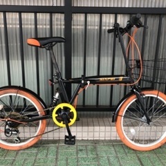 🔹折りたたみ自転車🔹6段・リアサスペンション付き✨