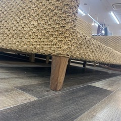 ラタンソファー　ナチュラルの画像