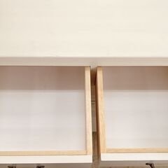 ★ジモティ割あり★  チェスト 白 H82×D44×W80 クリーニング済み TJ664の画像