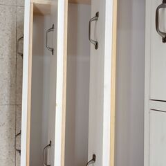 ★ジモティ割あり★  チェスト 白 H82×D44×W80 クリーニング済み TJ664の画像