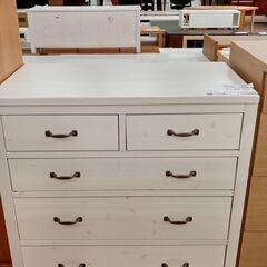 ★ジモティ割あり★  チェスト 白 H82×D44×W80 クリ...