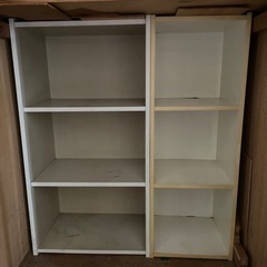 カラーボックス2個