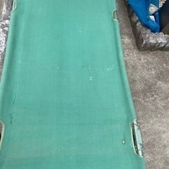  キャンプコット 折りたたみベッド まだまだ使えます。の画像