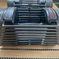 ダンベル23キロ×２個☆専用台のセットの画像