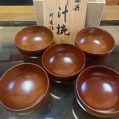天然木 汁椀の中古が安い！激安で譲ります・無料であげます｜ジモティー