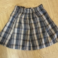 NICE CLAP チェックスカートの画像