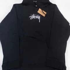 ステューシー stussy STOCK LOGO APPLIQUE HOODIE Lサイズ