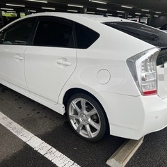 売約済　22年式 プリウス30 S 検R5/7  パールホワイト　ナビ  Bluetooth　 ETC バックカメラ ZVW30 の画像