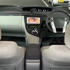 売約済　22年式 プリウス30 S 検R5/7  パールホワイト　ナビ  Bluetooth　 ETC バックカメラ ZVW30 の画像