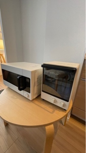 嫁入り先決定 ★お安くお譲りします★無印良品電子レンジ・オーブントースター