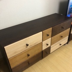 ニトリ  クオーレ2　ローチェスト   定価29,900円　  サイズ（約）幅１１９×奥３９×高５９ 