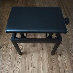 ピアノの用、イス　中古　黒