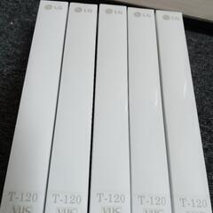新品♦️超超超激安♦️VHSビデオテープT-120LG♦️5本♦️珍品♦️かなりお値打ちにお譲り致します♦️おすすめの画像