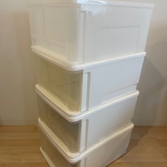 【予約済】収納ケース 収納ボックス 4個セットの画像