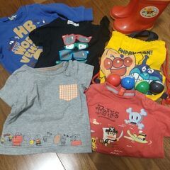 80サイズ子供服4点、アンパンマン長靴など