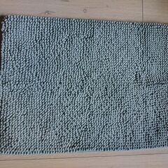 【無料】制菌・抗菌防臭加工もこもこバスマット Ｍ ブルーの画像