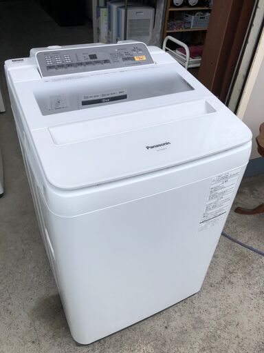 【動作保証あり】Panasonic パナソニック 2017年 NA-FA80H3 8.0kg 洗濯機【管理KRS576】