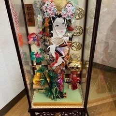 眼が可愛らしい羽子板（オルゴール付き）２台