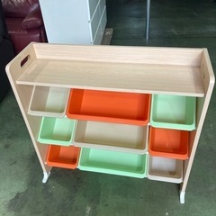 アイリスオーヤマ おもちゃ箱 天板付き キャロット  キッズ ト...