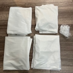 レースカーテン4枚セットの画像