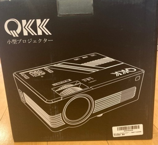 QKK WiFi小型プロジェクター 6000LM